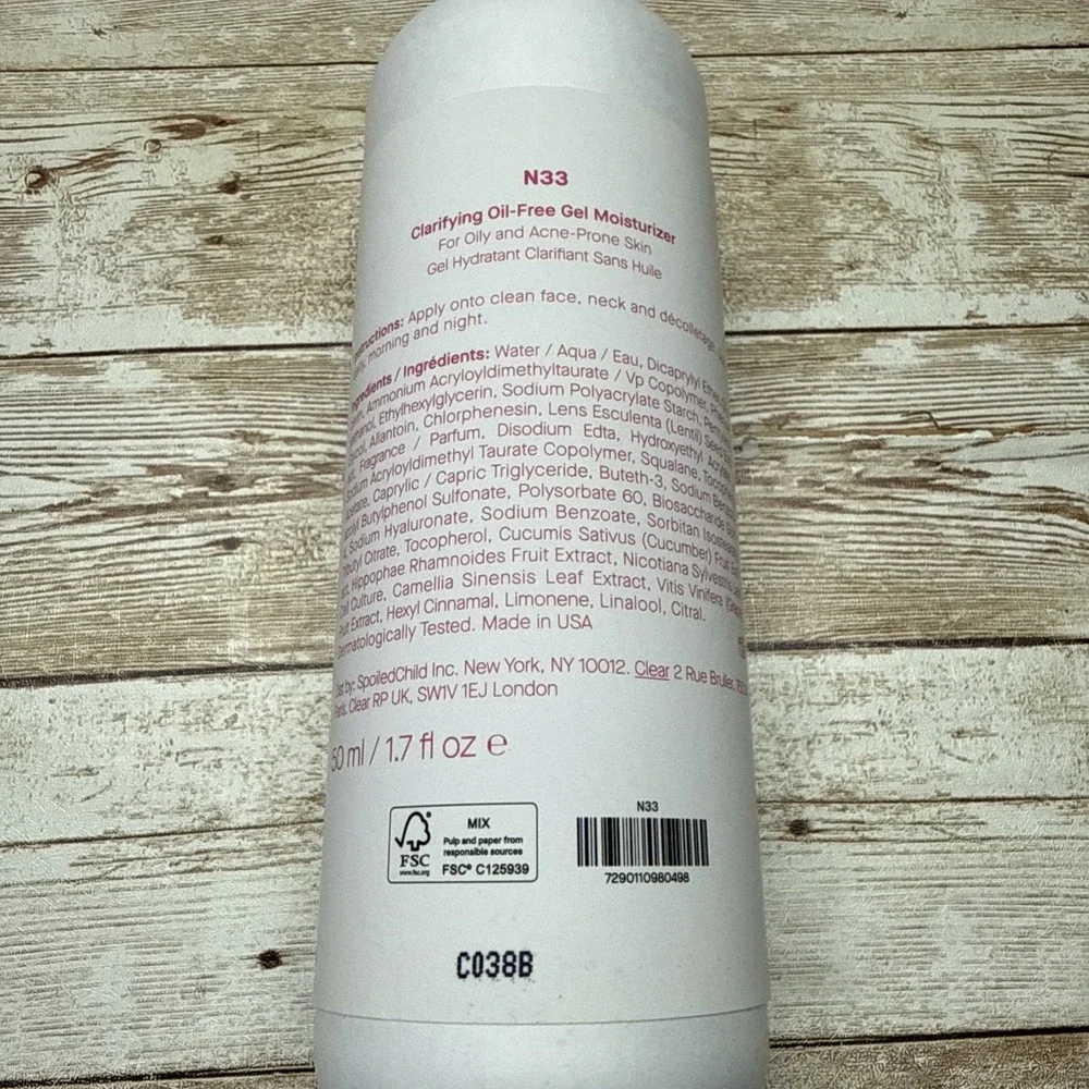 Spoiled Child N33 Clarifying Oil-‎ Free Moisturizer